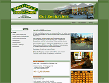 Tablet Screenshot of gut-seebacher.at